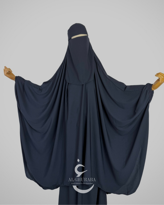 CHARCOAL - 3 PCS JILBAB SET