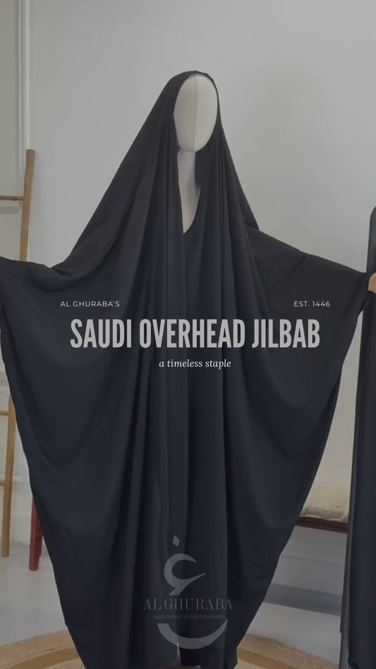 SAUDI OVERHEAD JILBAB - 2PCS